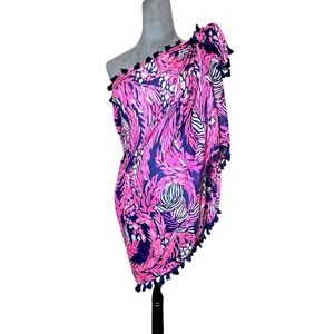 Lilly Pulitzer Sarong Tassels Infinity Scarf